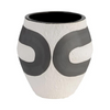 Oreo Vase Black & White 11